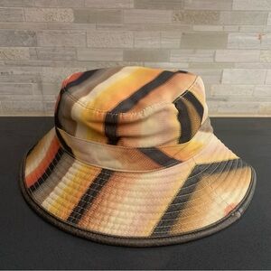 Hermes Multicolor Striped Hat